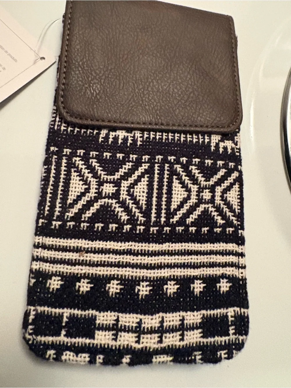 Wallet bag, NWT, snap closure and includes long strap.